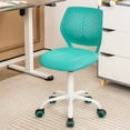 thumbnail image 3 of Giantex Kids Desk Chair, Adjustable Swivel Chair for Children, Armless Mesh Task Student Study Chair w/Lumbar Support & Adjustable Height, Rolling Computer Chair, Turquoise, 3 of 8