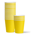 thumbnail image 4 of Solid Mustard Yellow Birthday Party Supplies Set Plates Napkins Cups Tableware Kit for 16, 4 of 8