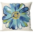 thumbnail image 2 of Liora Manne Visions III Daisy Indoor Outdoor Decorative Pillow Orange, 2 of 2