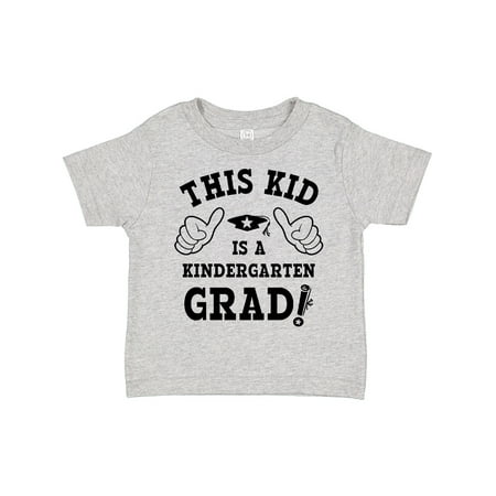 

Inktastic This Kid Kindergarten Grad Gift Toddler Boy or Toddler Girl T-Shirt