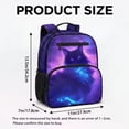thumbnail image 7 of Uorisanigo Galaxy Cat School Backpack for Girls Large Capacity, Lightweight Preschool Elementary Bookbag, Casual Rucksack for Travel Camping Vacation, 7 of 7