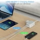 thumbnail image 4 of Power Strip TESSAN Ultra Thin con 3 cargadores de pared USB y 3 enchufes, 4 of 7