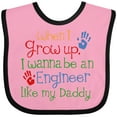 thumbnail image 3 of Inktastic Engineer Like Daddy Boys or Girls Baby Bib, 3 of 4