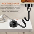 thumbnail image 5 of FINDMAG 12 Pack Black Magnetic Hooks 40LBS Neodymium Magnet Hooks, Strong Magnetic Hooks for Hanging, Magnet with Hooks for Kitchen, Office, Garage, Warehouse, 5 of 8