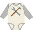 thumbnail image 3 of Inktastic Future Carpenter Tools Hammer Wrench Boys Long Sleeve Baby Bodysuit, 3 of 5