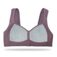 thumbnail image 4 of EIMELI WTN Women Lace Front Button Shaping Cup Adjustable Shoulder Strap Large Size Underwire Bra, 4 of 5