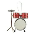 thumbnail image 2 of Miniature Drum Set Musical Instrument Realistic Ornament Musician/Drummer Gift, 2 of 2