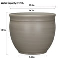 thumbnail image 4 of Mainstays 15.5in Resin Planter, Birch Grey, 4 of 5