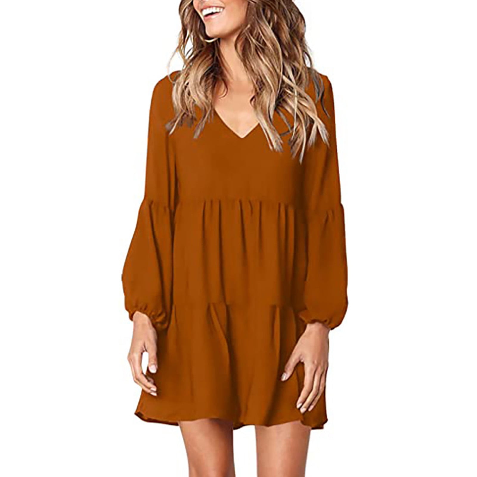 Listenwind Women's Cute Tunic Dress V 