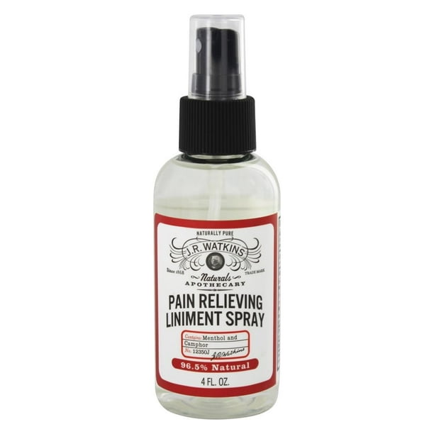 J.R. Watkins Natural Pain Relieving Liniment Spray , 4 oz