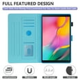 thumbnail image 7 of Galaxy Tab A 8.0 2019 Case T290 T295, Dteck Slim Lightweight Folio Stand PU Leather Case Soft TPU Back Cover for Samsung Galaxy Tab A 8.0 Inch 2019 Tablet SM-T290/T295, Pink Green, 7 of 7