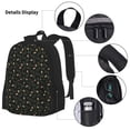thumbnail image 2 of Lafuoo Pine Cone Woodland Pattern Pattern Pocket Backpack Messenger Lunch Bag Pencil Bag Three-Piece Set, Travel Bag Sports Bag Suitable for Men and Women-One Size, 2 of 7