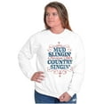 thumbnail image 4 of Country Singing Girly Americana Women Crewneck Sweatshirt Brisco Brands S, 4 of 6