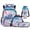 Cherry Blossom Baby Dragon, variant on Yspwyqan Sea Blue Axolotl Backpack Set 4Pcs with Lunch Box Pencil Case Water Bottle, Multi-Pocket Lightweight Daypack for Elementary Middle School Travel