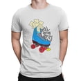 thumbnail image 1 of Camisetas para hombre Roll To The Polls, camiseta vintage de algodón, manga corta, patinaje sobre ruedas, recreativo, calle, deporte, moda., 1 of 8