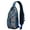 Blue-29, variant on Celestial Astrology Sling Backpack with Witchy Golden Star Print, Lightweight Crossbody Daypack with Multiple Compartments, Adjustable Shoulder Strap for Daily Commuting