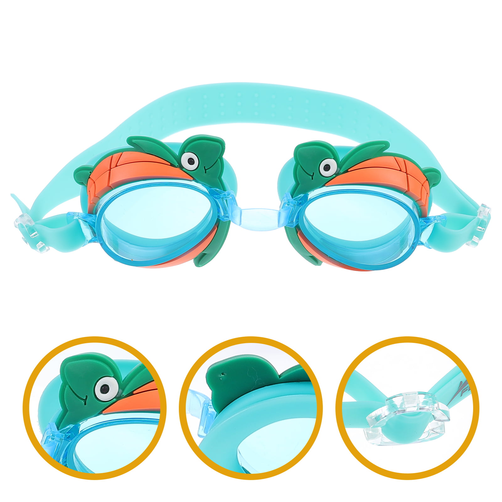 1PCS Kids Cartoon Swim Goggles Anti-Fog UV Protection 