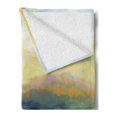 thumbnail image 2 of Dandelion Soft Flannel Fleece Throw Blanket, Oil Painting Effect Floral Scene and Mountains Flowers in Meadows Spring Theme, Cozy Plush for Indoor and Outdoor Use, 60" x 80", Multicolor, by Ambesonne, 2 of 5