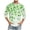 Green, variant on COSFO Casual T Shirts for Man St Patricks Day Crew Neck 3/4 Sleeve Tops Loose Pullover Shirts