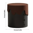 thumbnail image 3 of Ganfancp Cubo de Basura de Escritorio Pequeño Cubo de Almacenaje de Plástico Escandinavo Mini con Tapa Uso En El Hogar Uso En Múltiples Escenas Anillo de Presión Más Ancho Ofertas Del Día 1* Papelera, 3 of 6