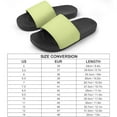 thumbnail image 2 of GZHJMY Stylish Slides for Women Men, Gray-yellow Solid Color Soft Flexible Slip-on Sandals Slippers, 2 of 7