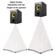 thumbnail image 3 of Universal Dj Light Speaker Stand Cover Double Sided Tripod Stand Skirt Scrim Cover Stretchable Mater, 3 of 5