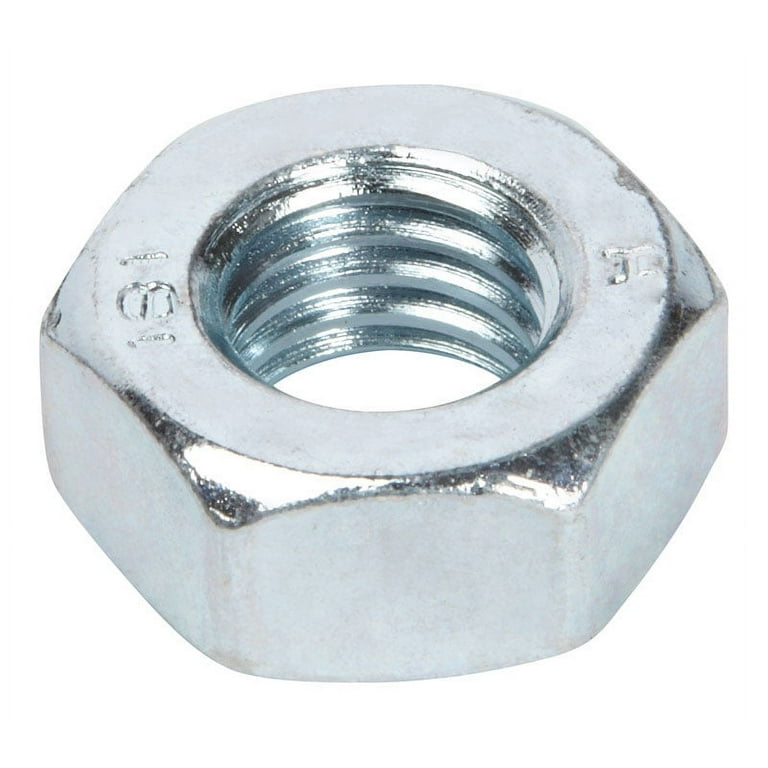 Hillman M10-1.50 mm Zinc-Plated Steel Metric Hex Nut 100 pk Hillman M10-1.50 mm Zinc-Plated Steel Metric Hex Nut 100 pk