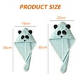 thumbnail image 2 of 2PCS Hair Towels Absorbent Hair Drying Towel Turban for Women and Girls Quick Magic Hair Dry Hatblue, 2 of 5