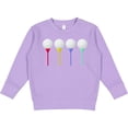 thumbnail image 2 of Inktastic Rainbow Golf Tees Toddler Sweatshirt, 2 of 4