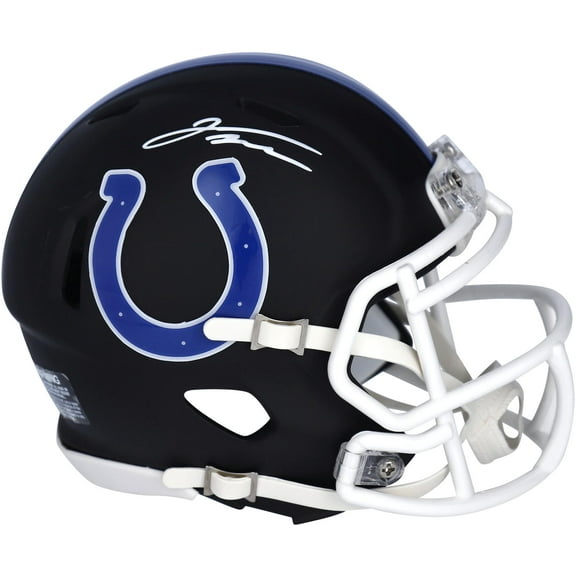 Jonathan Taylor Indianapolis Colts Autographed Riddell Black Matte Speed Mini Helmet - Fanatics Authentic Certified
