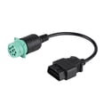 thumbnail image 4 of Tebru 9 Pin to 16 Pin OBD2 Truck Diagnostic Scanner Cable Adapter for Cummins Diesel Engine, Diagnostic Scanner Cable, 9 Pin to 16 Pin Cable Adapter, 4 of 8