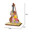 thumbnail image 3 of Dadatutu Building Blocks Kits, Music Piano Violin Flower Musical Instrument Set Assembly Building Blocks Toy Christmas Valentine's New Year Birthday Gift, 3 of 6