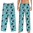 thumbnail image 2 of HPINK-T Men's Pajama Pants Pjs Bottoms With Pockets Sleep Lounge Pants For Men, 2 of 11