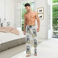 thumbnail image 5 of PISONIC Funny Pajama Pants for Men, Lounge Pants Super Soft Men Pajama Bottoms with Pockets Drawstring, Gorilla, 5 of 6