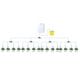 thumbnail image 1 of Juego de riego por goteo automático, dispositivo de bomba de riego electrónica, de riego de planta de nebulización de Patio para césped de Estilo E, 1 of 8