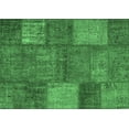 thumbnail image 1 of Ahgly Company Indoor Rectangle Patchwork Emerald Green Transitional Area Rugs, 8' x 12', 1 of 4