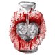 thumbnail image 1 of TFixol 2020 otoño Nueva Sudadera con capucha Halloween fantasma bebé Impresión Digital redondo, 1 of 2