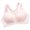 Pink, variant on Gymayou Women Lightweight Racerback Sports Bra Wire Free Seamless Padded T-Shirt Workout Bra Breathable Medium Support Athletic Tank Bra Blue L
