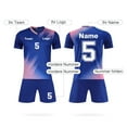 thumbnail image 3 of Hienoo Boys Football Tracksuit Quick Dry Short Sleeve Tshirt and Shorts Outfits, 3 of 6