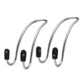 thumbnail image 1 of 2Pcs Universal Car Seat Back Hook Stainless Steel Car Accessories Interior Portable Hanger Holder Storage for Car Bag PurseI 2pcs He Qiyong unisex, 1 of 1
