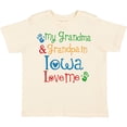 thumbnail image 3 of Inktastic Iowa Grandma Grandpa Loves Me Boys or Girls Toddler T-Shirt, 3 of 5