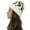 White, variant on Herrnalise Women Casual Leopard Stitching Outdoor Plush Hats Crochet Knit Beanie Cap