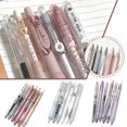thumbnail image 3 of 6pcs/pack Neutral Pen Set Press Neutral Pen Student Pen Brush U Question U3O2, 3 of 7