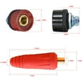 RIVERWELD TIG Welding Cable Panel Connectorplug and Socket Dinse Dinze