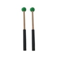 thumbnail image 4 of 2 mazos de goma para percusión, baquetas musicales de 8,6 pulgadas, Verde, 4 of 9