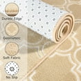 thumbnail image 3 of Lochas Fluffy Shaggy Rug Moroccan Geometric Soft Modern Area Rug for Living Room Home Decor Low Pile Carpet,Camel,6x9 Feet, 3 of 6