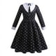 thumbnail image 3 of Vestido de malla de la película Wednesday Cosplay para niña, vestidos de fiesta, Disfraces de Halloween, 4-12 años, 3 of 4