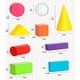 thumbnail image 3 of Rompecabezas de de Sólidos Geométricos para Niños, 16 Uds., Suministro de Juguetes Montessori Hugo Juego de geometría de formas 3D, 3 of 7