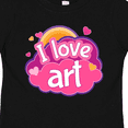 thumbnail image 4 of Inktastic Artist I Love Art Girls Toddler T-Shirt, 4 of 5
