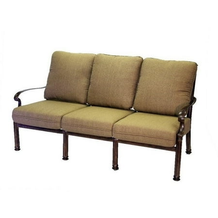 Darlee Santa Barbara Patio Sofa With Sesame Cushion